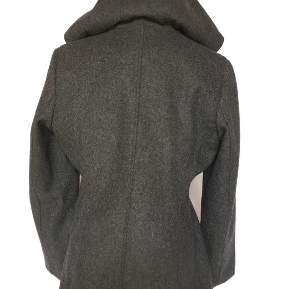 NWOT Double Breasted Wool Pea Coat - Picture 11 of 11